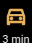 3 minutes driving distance
