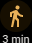 3 minutes walking distance