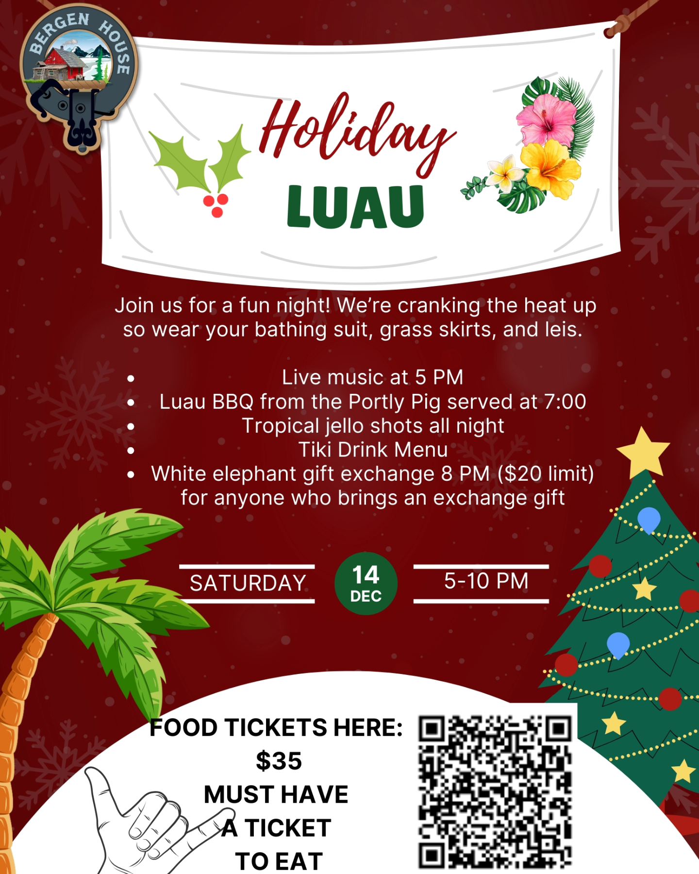 Holiday Luau Dec. 14, 2024