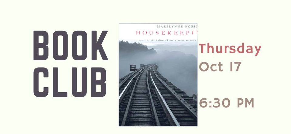 October Book Club - Housekeeping