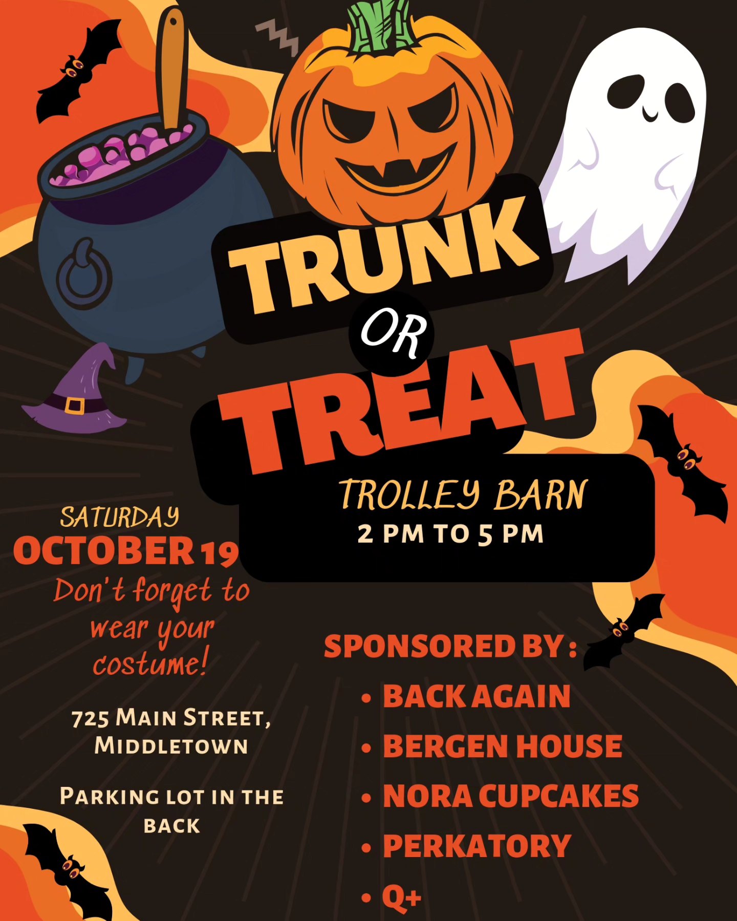 Trunk or Treat Oct. 19, 2024