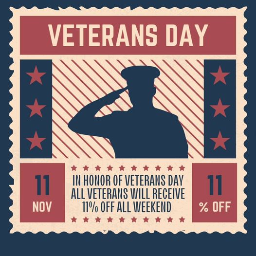 Veterans Day Discount
