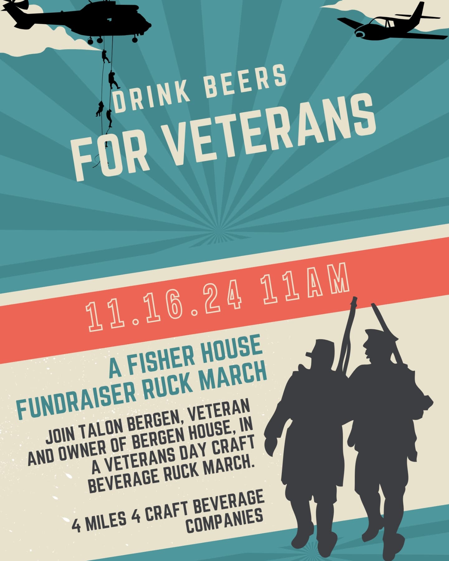 Drink Beers for Veterans Nov. 16, 2024