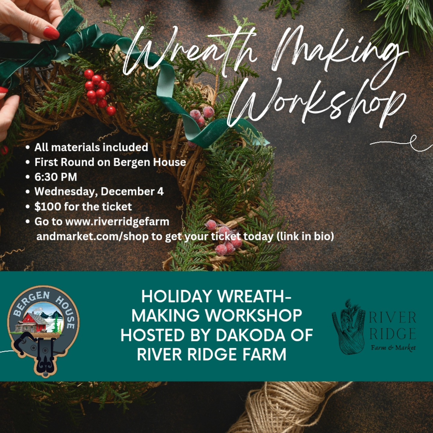 Wreath-Making Dec. 4, 2024