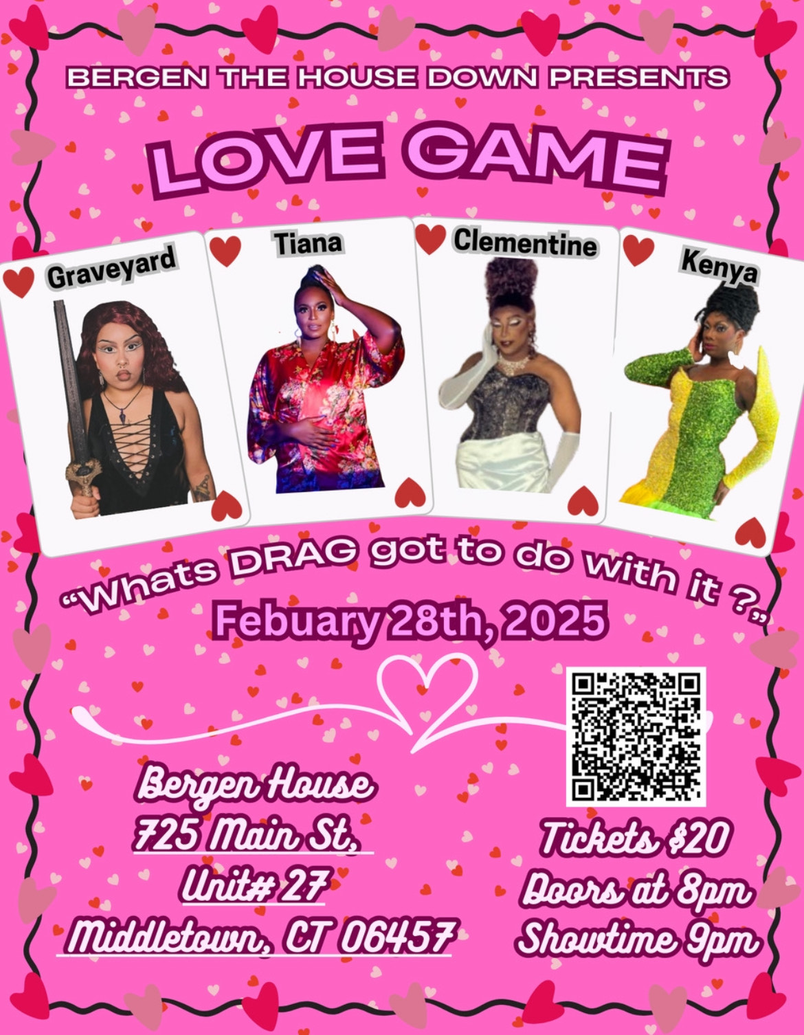 Bergen the House Down Drag Show Feb. 28, 2025
