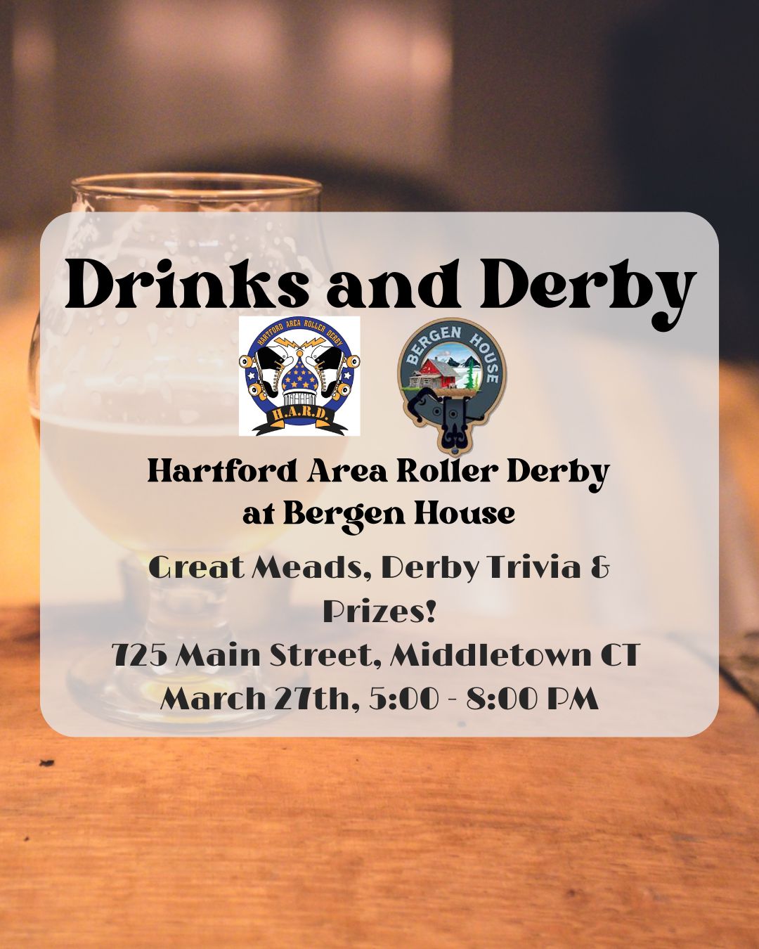 Drinks and Derby Mar. 27, 2025